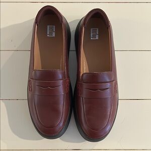 Fotflop Burgundy Loafers
